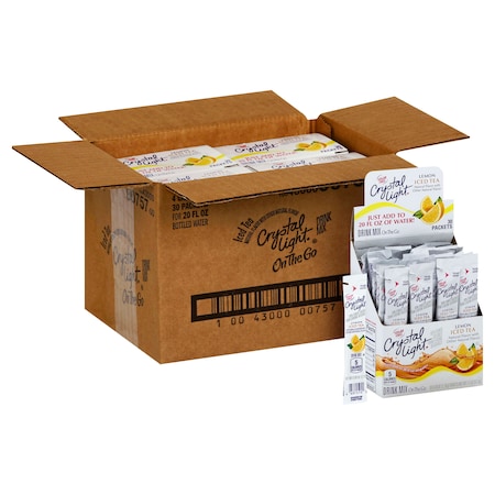 Crystal Light On The Go Iced Tea Beverage Mix, PK120 PK120 10043000007577